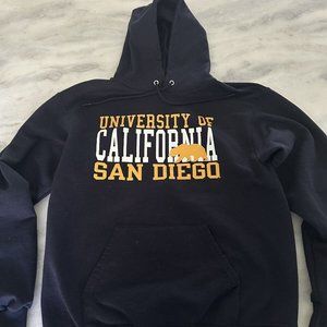 UC San Diego Tritons Champion Hoodie Sweatshirt Size Medium Pre-Owned